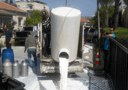 Hayvan Üreticileri Ve Yetiştiricileri Birliği Sütek Önünde Eylem Yapıyor