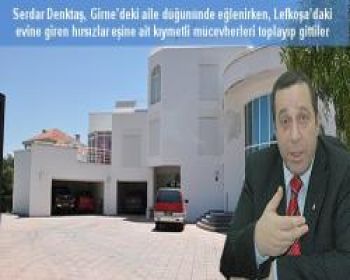 Hırsızlar bu kez Denktaş ın evine girdi