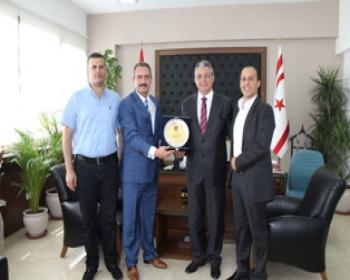 İçişleri Bakanı Evren İskenderun Gazeteciler Cemiyeti’Ni Kabul Etti