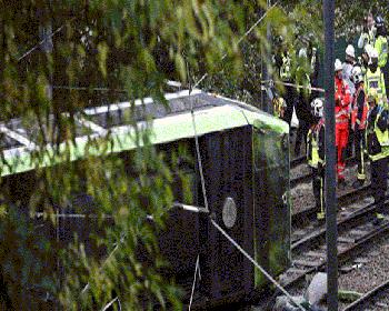 İngiltere&#8217;de Tramvay Kazası