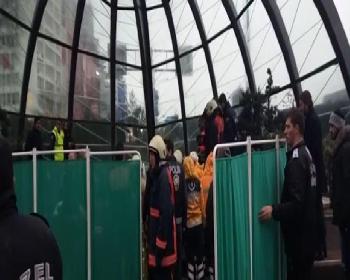 İstanbul Metrosunda Korkunç Kaza