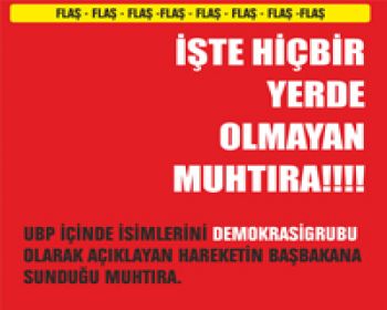 İşte o muhtıra