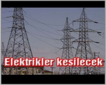KALKANLI YARIN 6 SAAT ELEKTRİKSİZ!