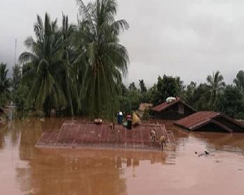 Laos’Ta Baraj Çöktü 5 Milyar Litre Su 6 Köyü Yuttu