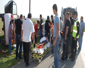 Lefkoşa-Alayköy yolunda kaza, 4 ağır yaralı