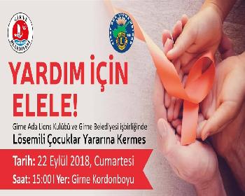 Lösemili Çocuklar İçin Kermes Düzenleniyor