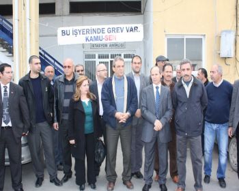 Mağusa Limanı ve Gümrükte grev yapıldı