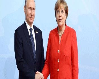 Merkel Ve Putin Suriye Konusunu Görüştü
