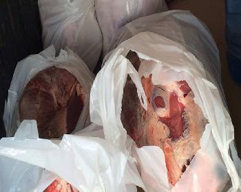 Metehan’Da 127 Kilogram Kaçak Et Ele Geçirildi