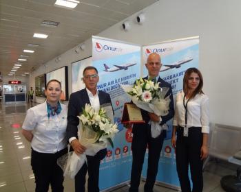 Onur Air, Yeni Konseptiyle Ercan-Diyarbakır Seferlerine Başladı