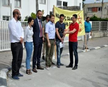 Özel Sektörde Sendikalaşma Yolunun Açılması İçin  Meclis Önünde Eylem