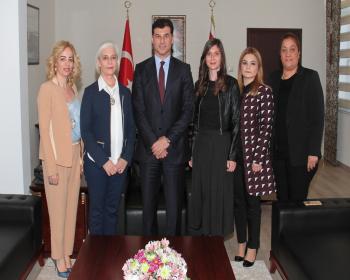 Özgürgün İş Kadınları Derneği Heyetini Kabul Etti
