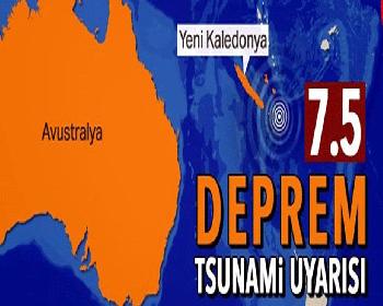 Pasifik&#8217;te 7,5 Büyüklüğünde Deprem
