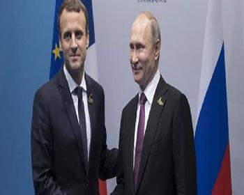 Putin, Macron İle Suriye’Yi Görüştü