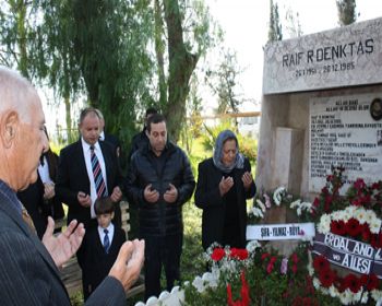 Raif Rauf Denktaş mezarı başında anıldı