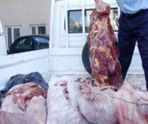 Girnede 120 Kilo kaçak et ele geçirildi