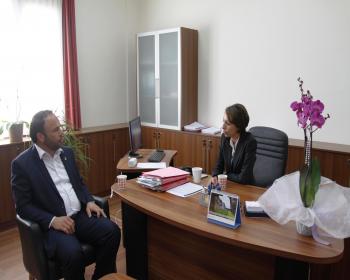 Sadıkoğlu, İskele Kaza Mahkemesi Başkanı Esendağlı’Ya Ziyarette Bulundu