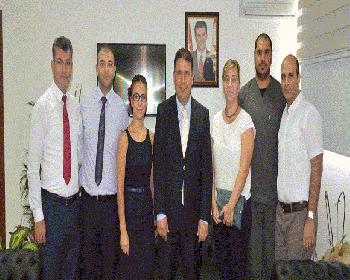 Saner, Radyograferler Derneği Heyetini Kabul Etti