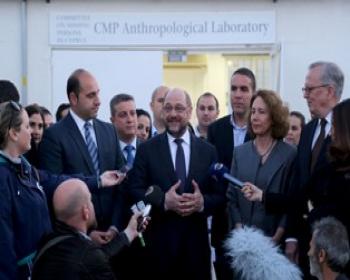 Schulz  Kayıp Şahıslar Komitesi’Nin Antropoloji Laboratuarı’Nı Ziyaret Etti Ve Gördüklerinden Etkilendiğini Söyledi