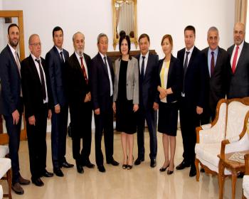 Siber, Kırgızistan Parlementosu Dostluk Grubu Heyetini Kabul Etti