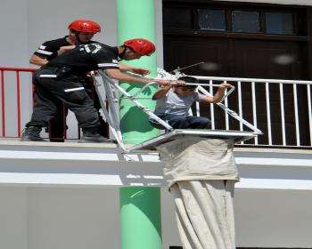 Sivil Savunma Akıncılar İlkokulu’Nda “Afete Hazır Okul Tatbikatı” Gerçekleştirdi