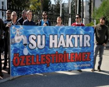 Su Platformu, Başbakanlık Önünde Eylem Yaptı