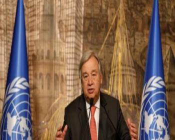Tc Başbakanı Yıldırım, Bm Genel Sekreteri Guterres Ortak Basın Toplantısı (1)
