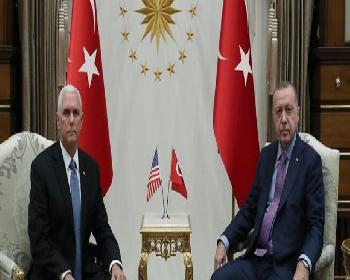 Tc Cumhurbaşkanı Erdoğan, Pence İle Görüştü