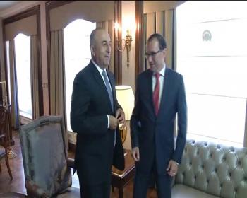Tc Dışişleri Bakanı Çavuşoğlu Bm Genel Sekreterinin Kıbrıs Özel Danışmanı Eide&#39;yi Kabul Etti 