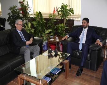 Tc Lefkoşa Büyükelçisi Kanbay Ekonomi Ve Enerji Bakanı Atun’U Ziyaret Etti