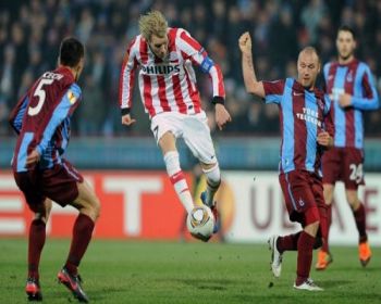 Trabzonspor avrupa ya veda etti