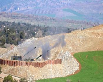 Tsk, Afrin’İ Obüslerle Bombardımana Tutuyor