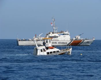 Turizm için sahil güvenlik botunu batırdılar