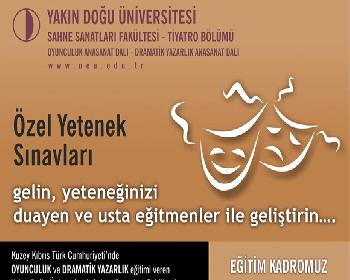Ydü Sahne Sanatları Fakültesi Giriş Sınavı 4-5 Haziran’Da