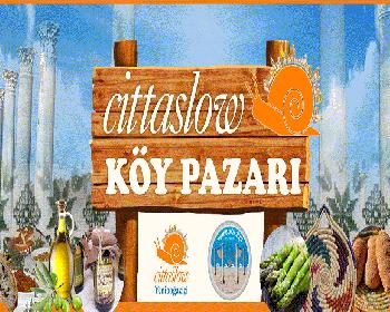 Yeniboğaziçi’Nde Bugün Cittaslow Köy Pazarı Kuruldu