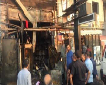 “Zabit Off Licence” İsimli İşyeri Yandı