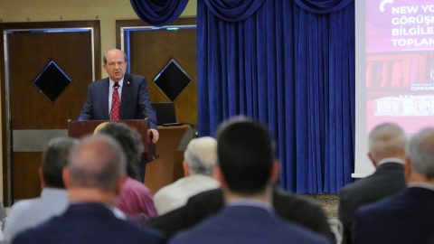 Tatar: “İki devletli çözüm milli siyasetimizdir”