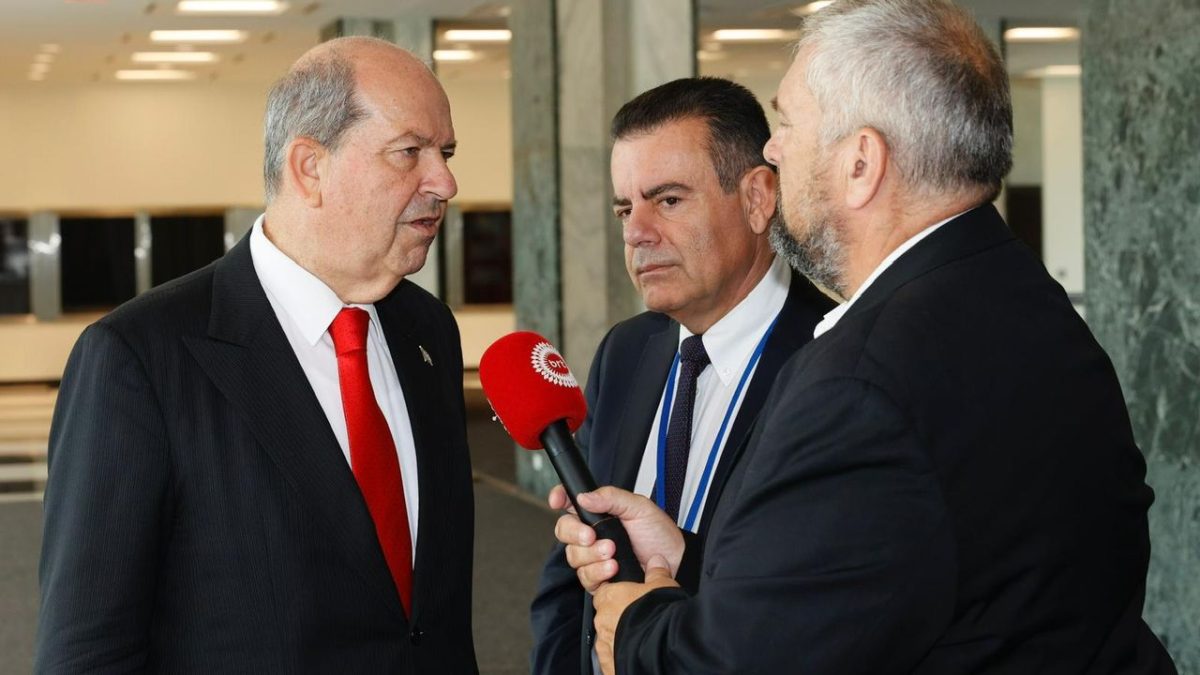 Liderler görüşmesi tamamlandı… Tatar görüşme sonrası BM'de açıklama yaptı