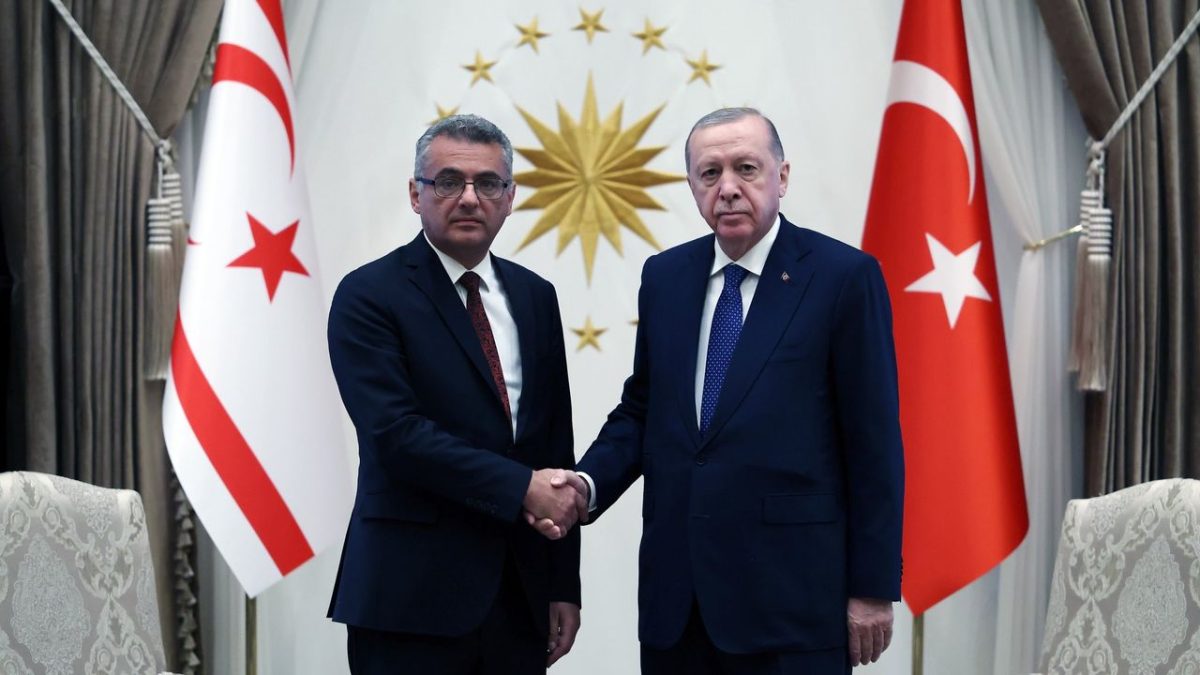 Erhürman ve TC Cumhurbaşkanı Erdoğan ortak basın toplantısı düzenlendi