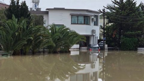 Gönyeli Barajı ve Kanlıköy göleti ile bazı dereler taştı