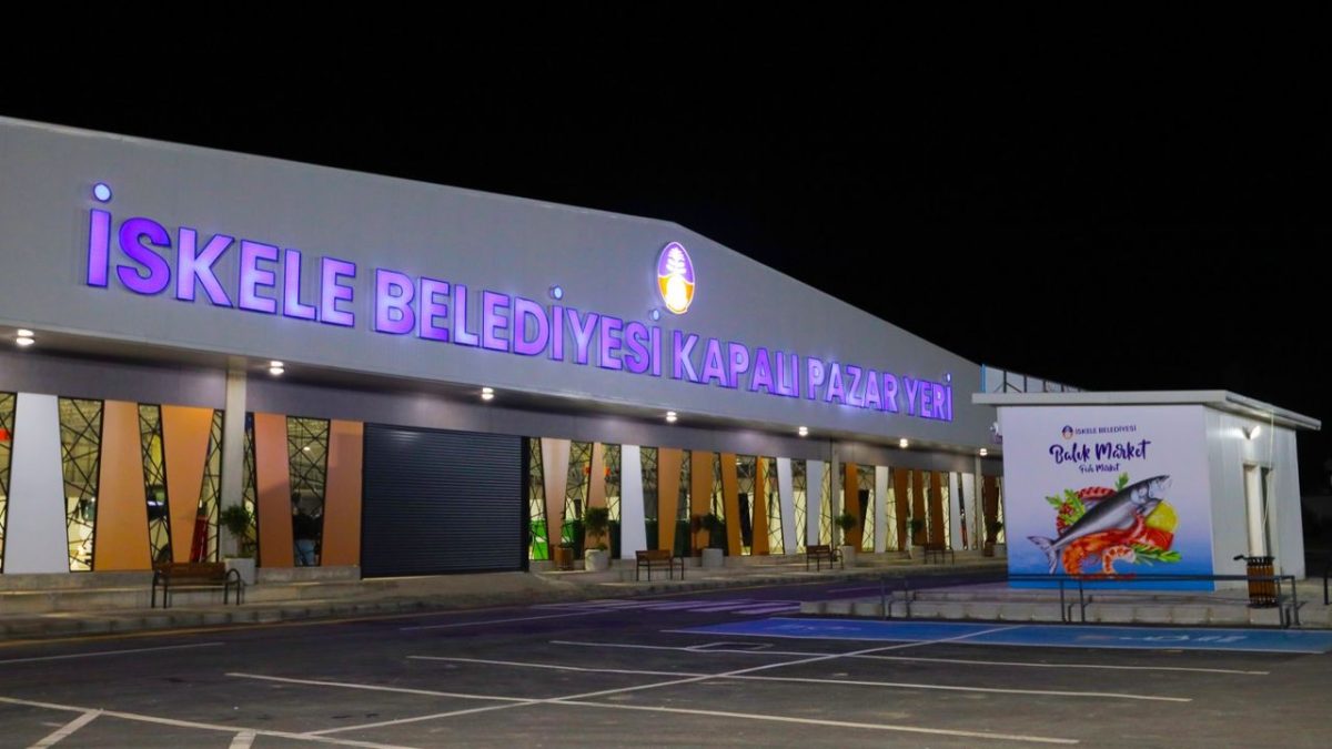 İskele Belediyesi Kapalı Pazar Yeri ve Terminal Alanı yarın açılacak