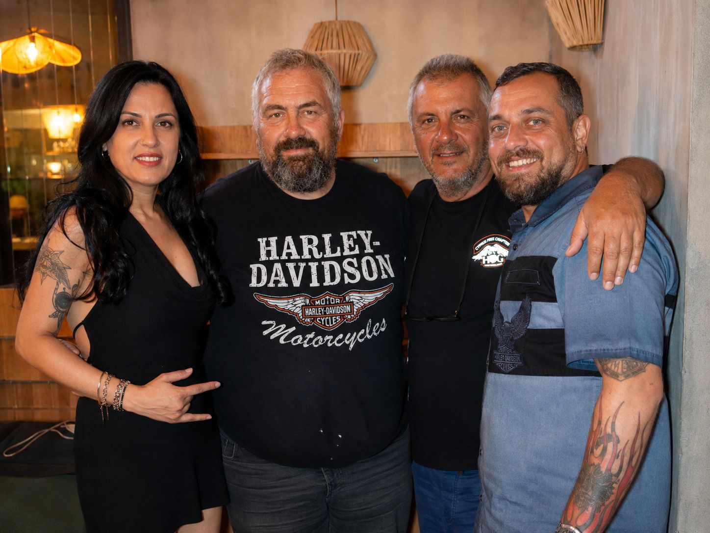 KKTC ve Türkiye’den Harleyciler Gala Yemeği’nde buluştu