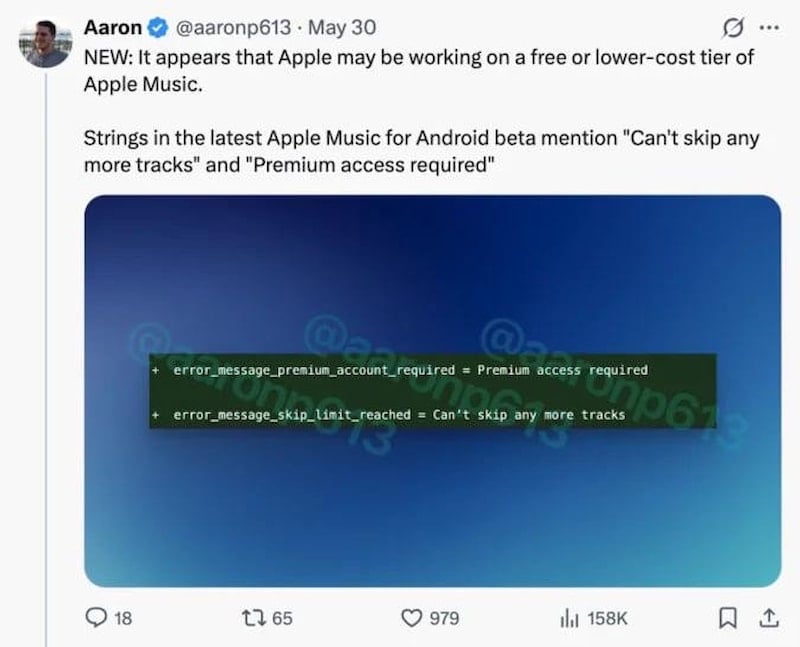 Apple Music, tamamen ücretsiz bir abonelik paketi sunmaya hazırlanıyor