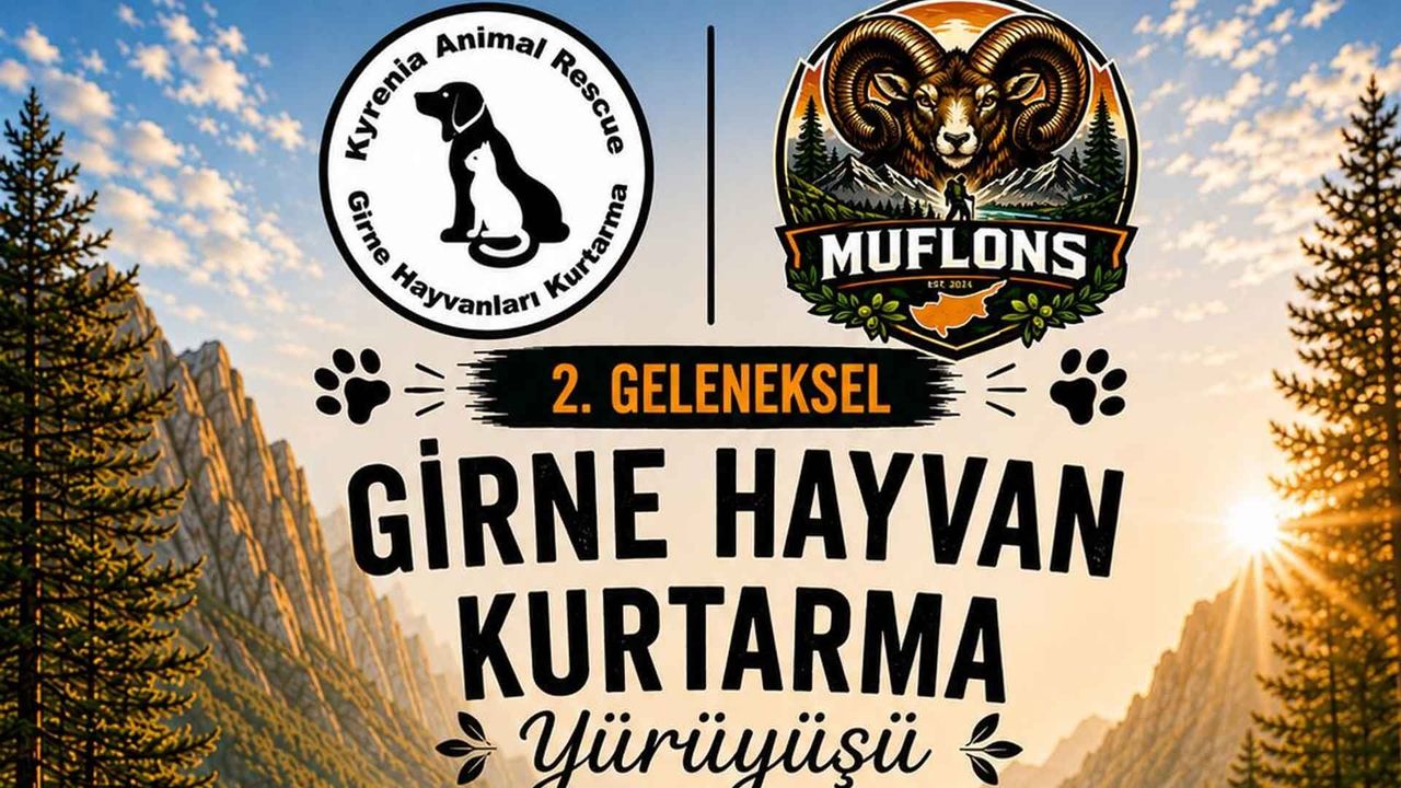 2.Geleneksel Girne Hayvan Kurtarma Yürüyüşü pazar günü düzenlenecek