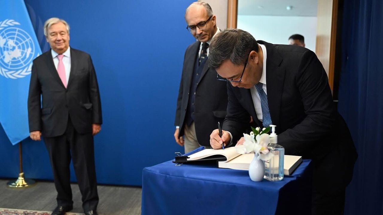 Kırgızistan, BM Geçici Güvenlik Konseyi üyesi oldu: Arıklı'dan tebrik mesajı