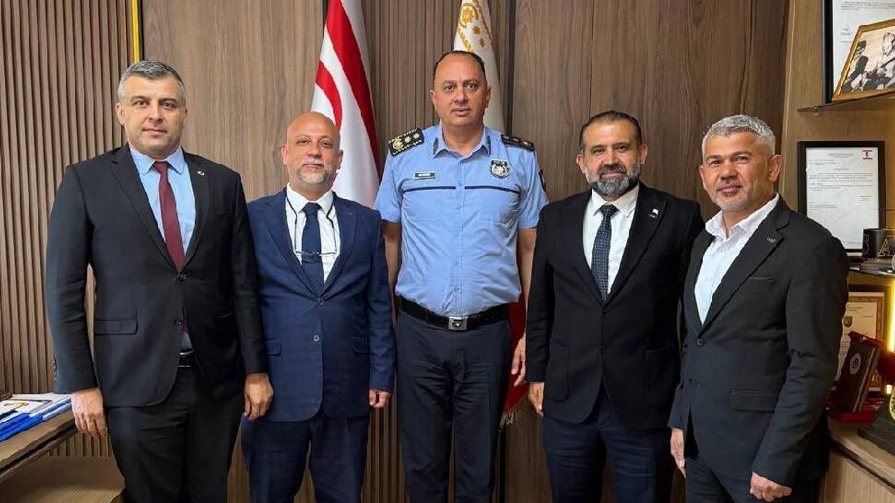 Kıbrıs Türk İş İnsanları Derneği’nden Polis Genel Müdürlüğü’ne Ziyaret