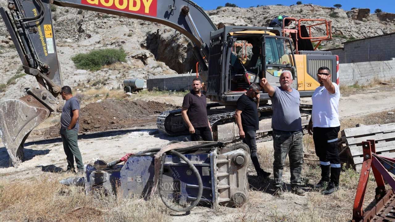 İskele’ye bağlı ova yollarında iyileştirme çalışmaları başladı