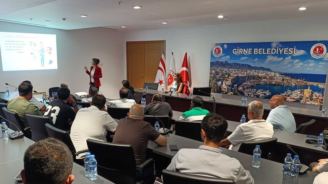 Girne Belediyesi “Gıda Hijyeni ve Güvenliği Eğitimi” tamamlandı