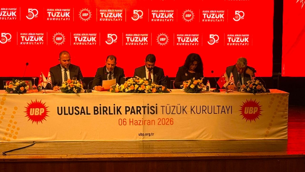 UBP Tüzük kurultayı... Savaşan: UBP geleceğe yönelik sorumluluk taşıyan bir partidir