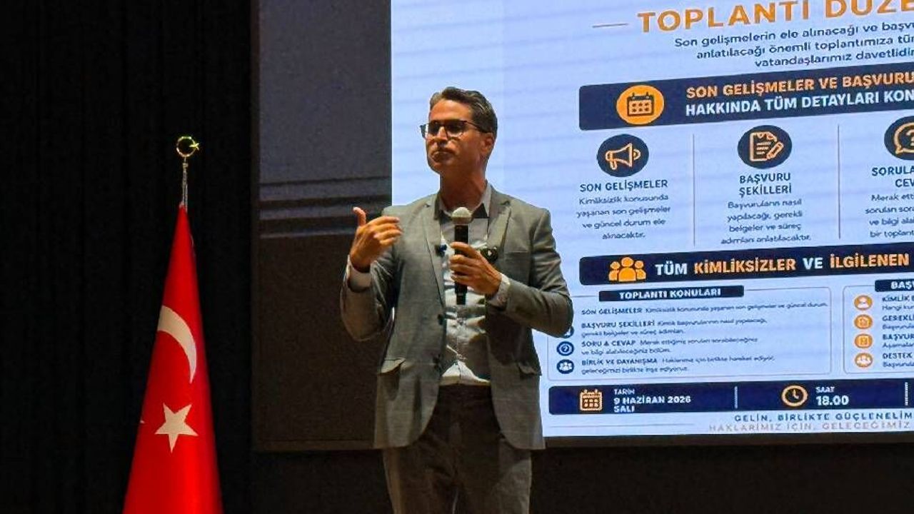Kimliksizler Derneği'nden kitle bilgilendirme toplantısı